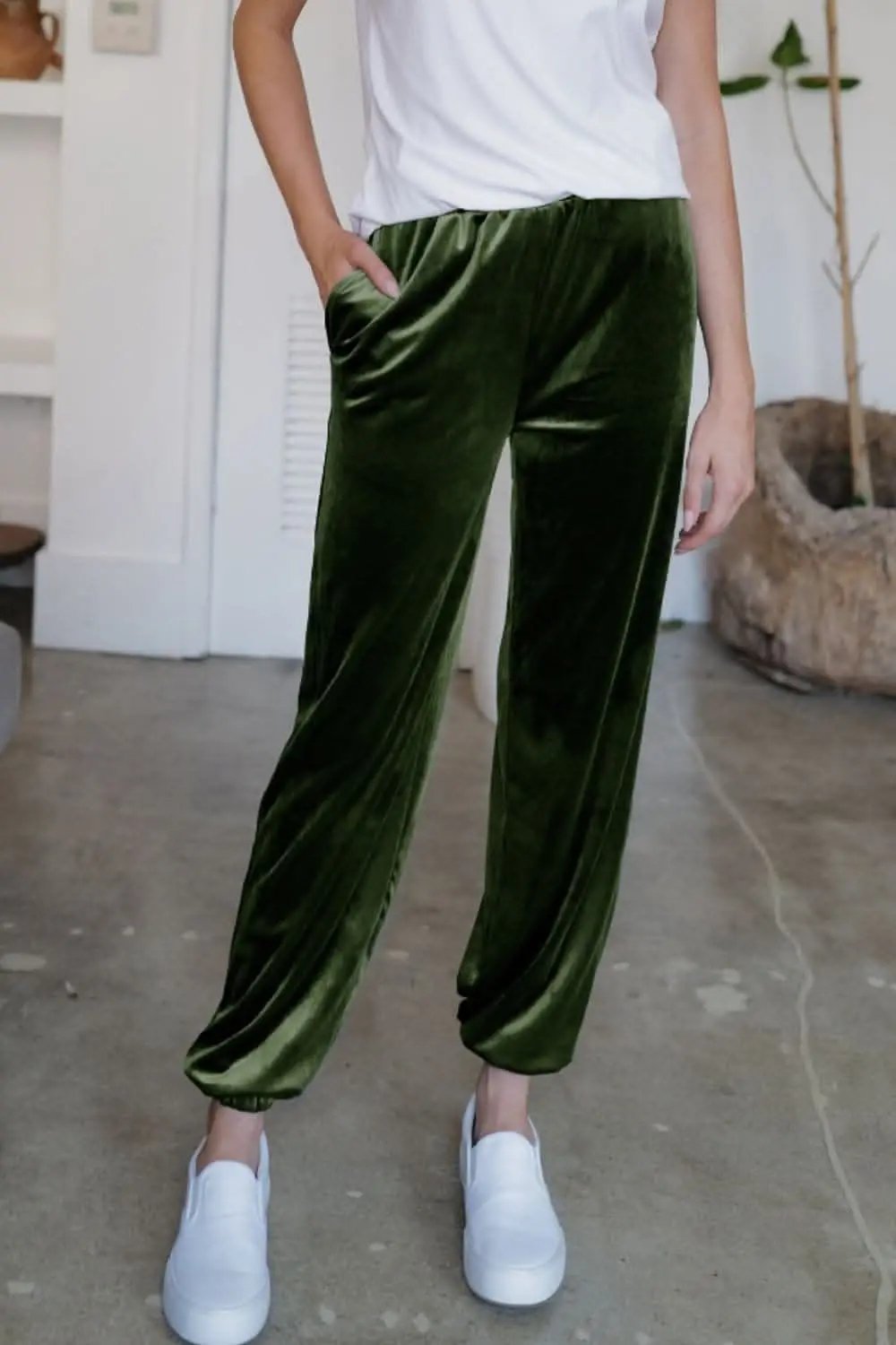 Sheer joggers with pockets - S to XL - Love Salve
